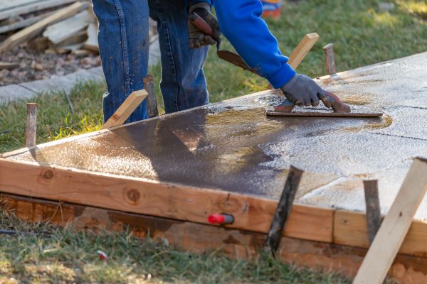 Cost of Patio Slab Construction in De Pere